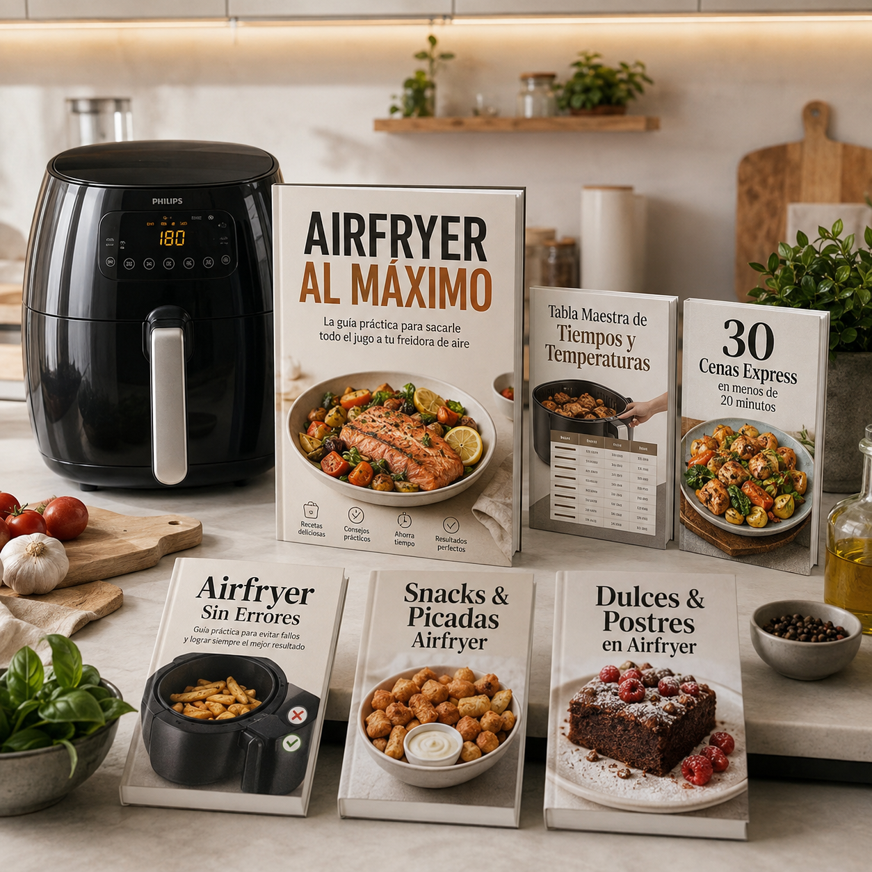 AIRFRYER AL MÁXIMO +900 recetas